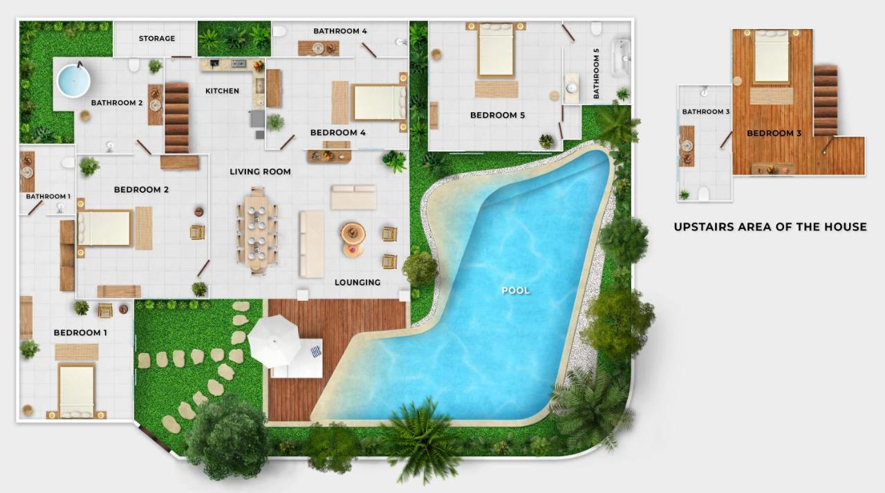 Villa Indigo - 5-bdr With Huge Pool And Garden Seminyak (Bali)