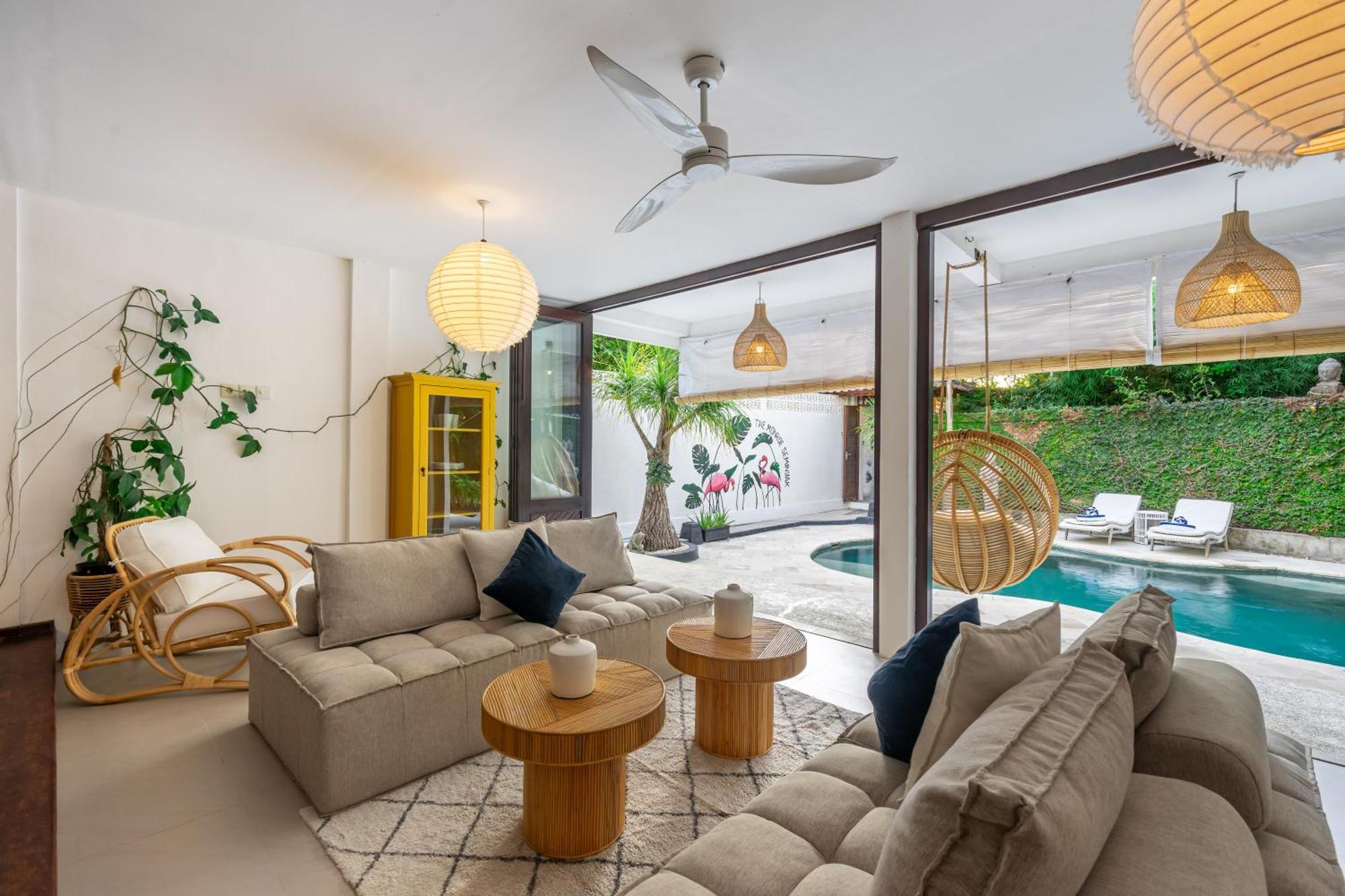 The Monroe Luxury 3-Bedroom Villa With Private Pool In Central Seminyak 900M To The Beach