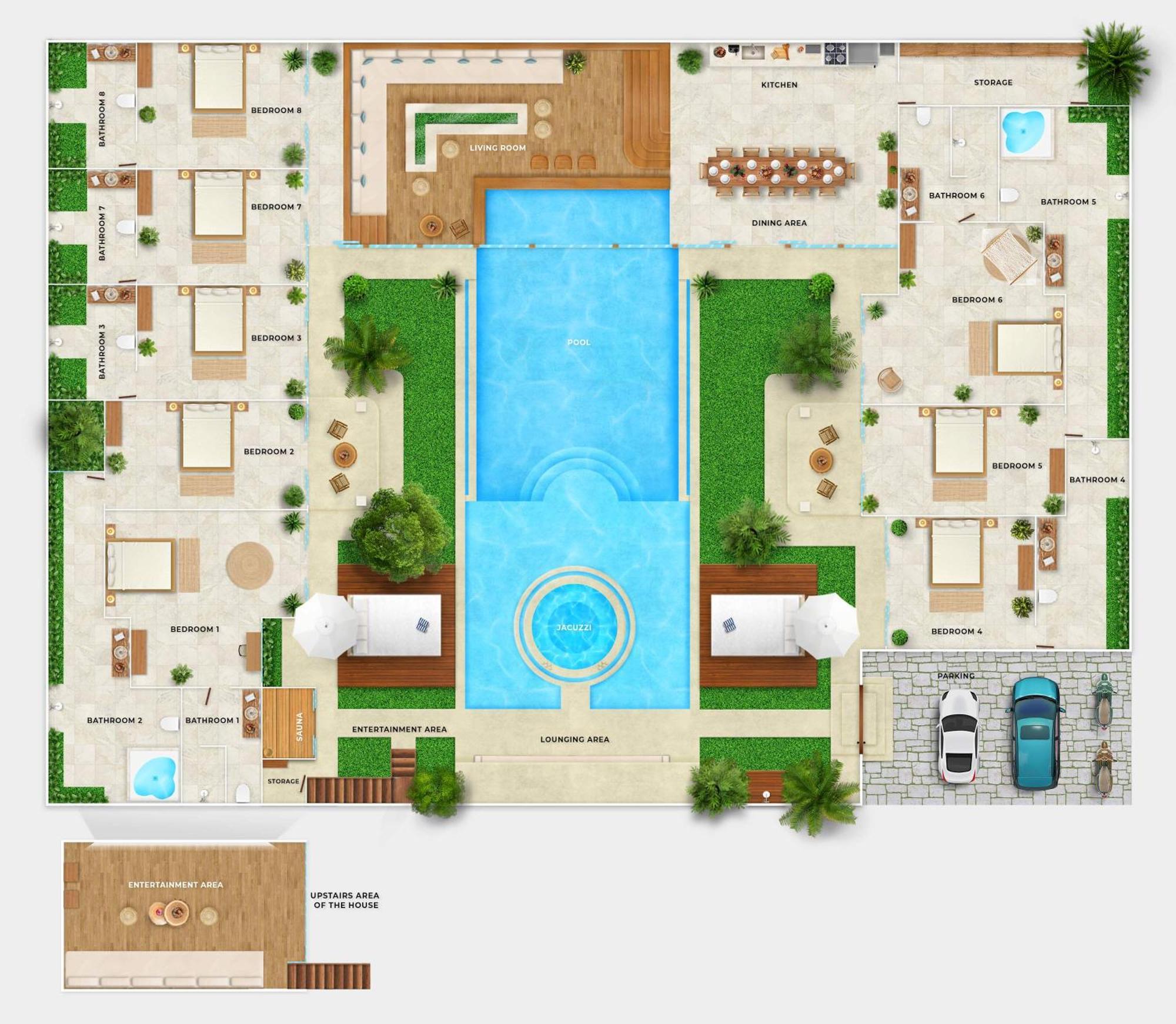 Villa Vienna - New 8bdr Jacuzzi Sauna And Cinema