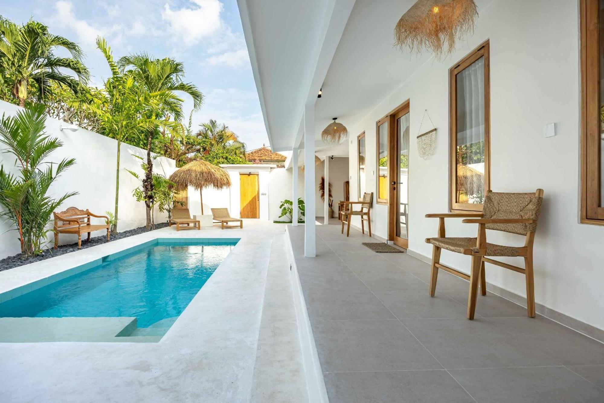 Casa Kokoon - New Bright & Quiet 2br Mertanadi With Private Pool And Parking *